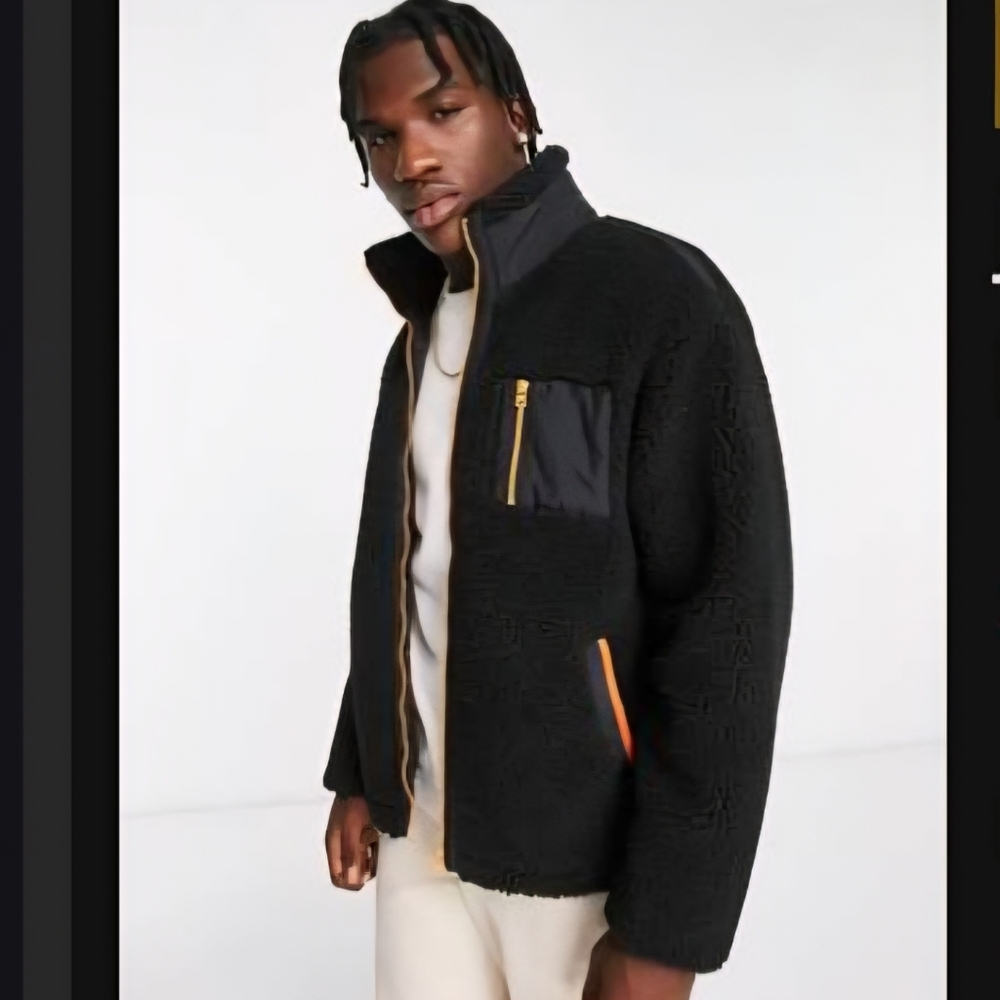 Asos URBANCODE Teddy Borg Jacket Size XL